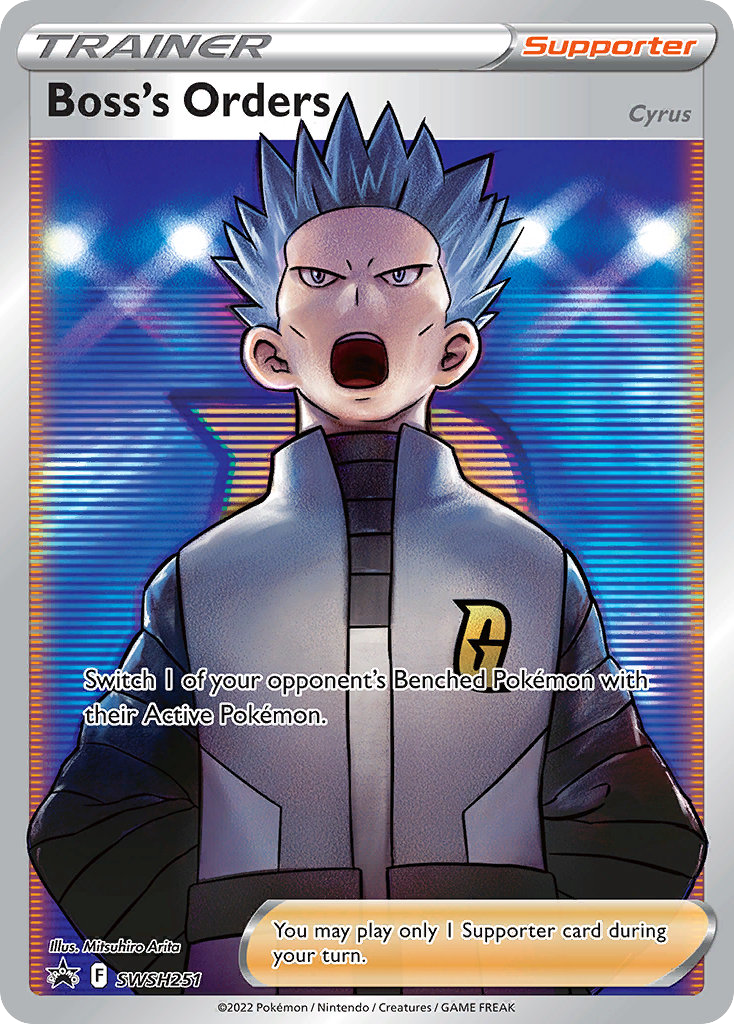 Boss's Orders SWSH251 SWSH Black Star Promos