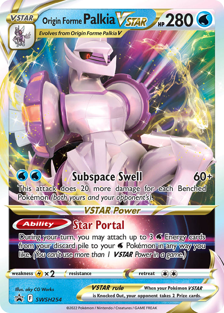 Origin Forme Palkia VSTAR SWSH254 SWSH Black Star Promos