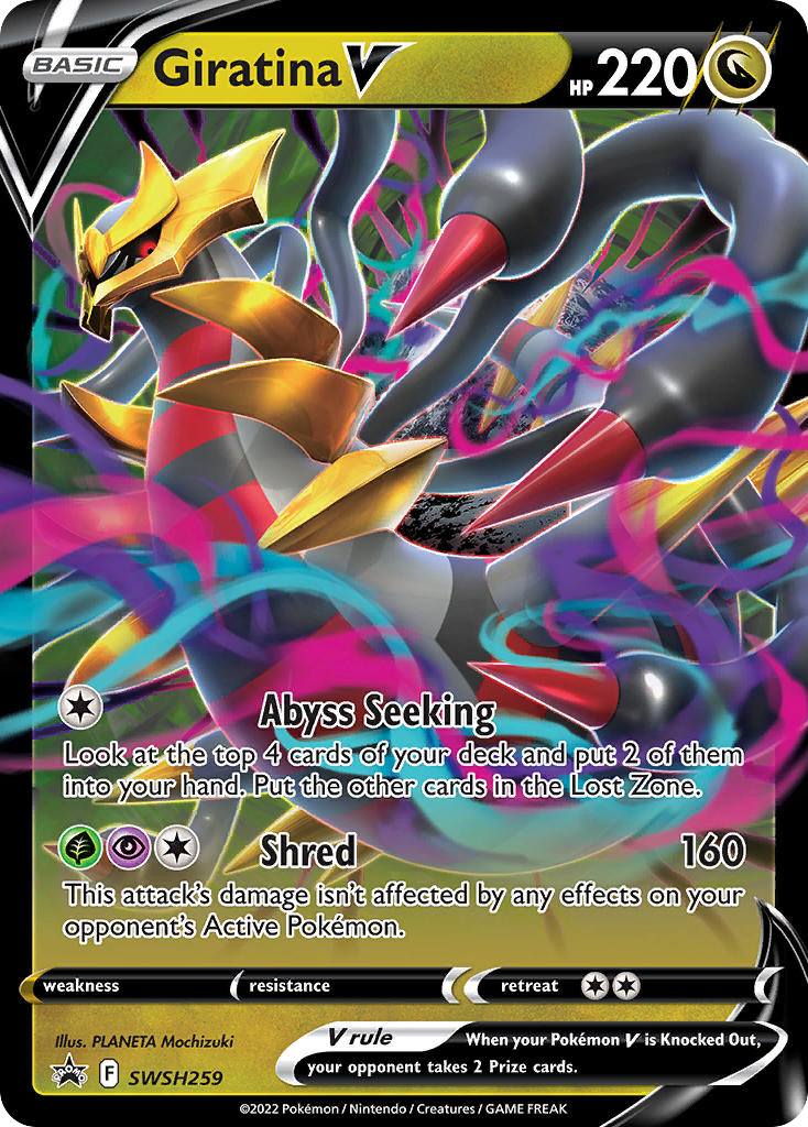 Giratina V SWSH259 SWSH Black Star Promos