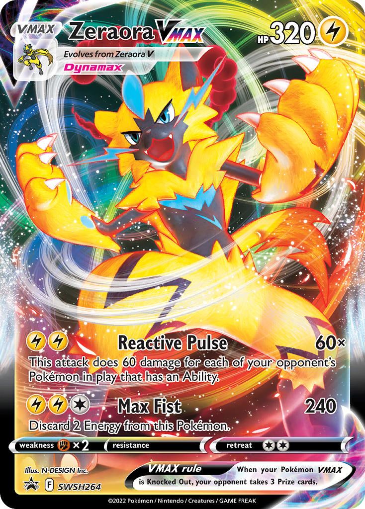 Zeraora VMAX SWSH264 SWSH Black Star Promos