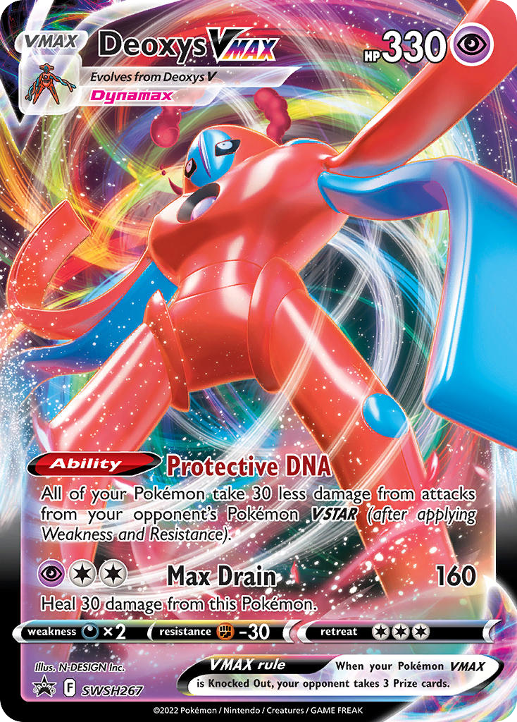 Deoxys VMAX SWSH267 SWSH Black Star Promos