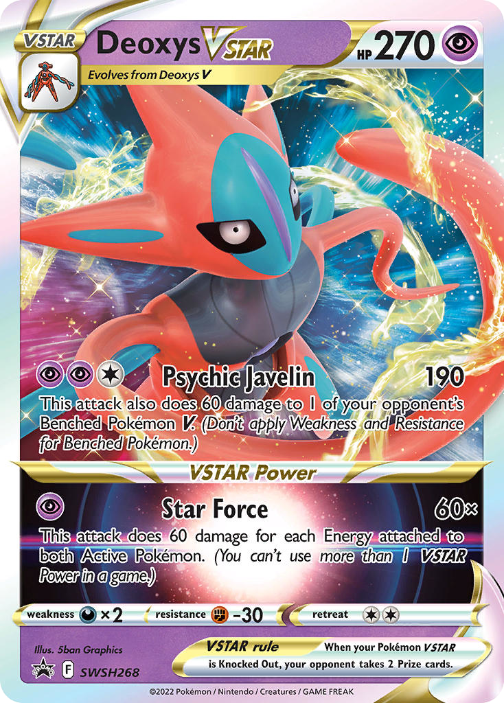 Deoxys VSTAR SWSH268 SWSH Black Star Promos