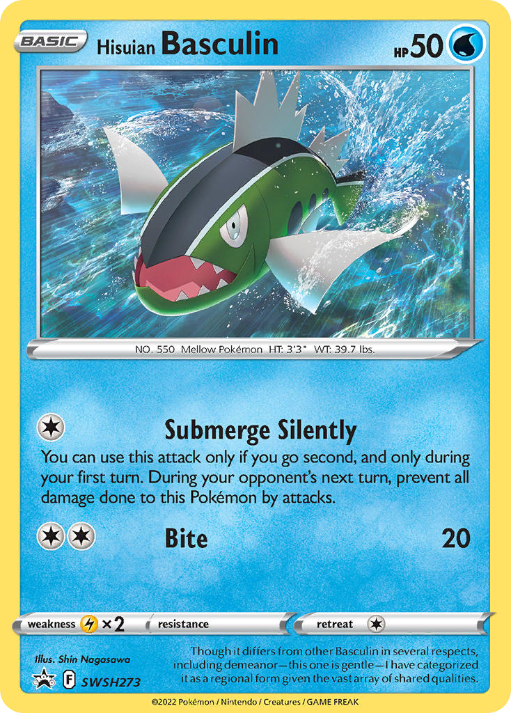 Hisuian Basculin SWSH273 SWSH Black Star Promos