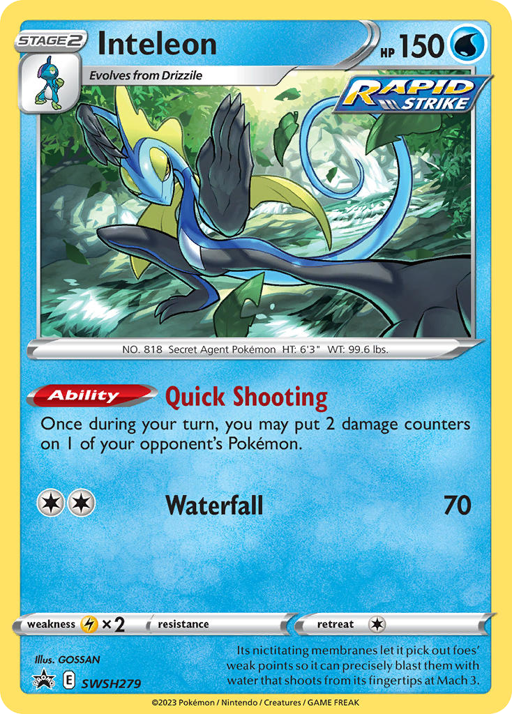 Inteleon SWSH279 SWSH Black Star Promos