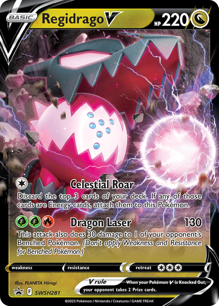 Regidrago V SWSH281 SWSH Black Star Promos