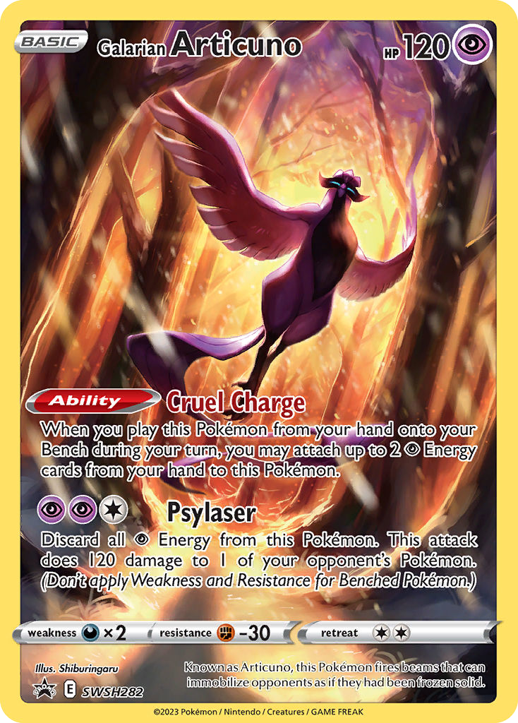 Galarian Articuno SWSH282 SWSH Black Star Promos