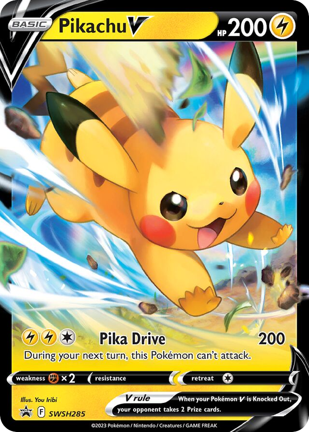 Pikachu V SWSH285 SWSH Black Star Promos