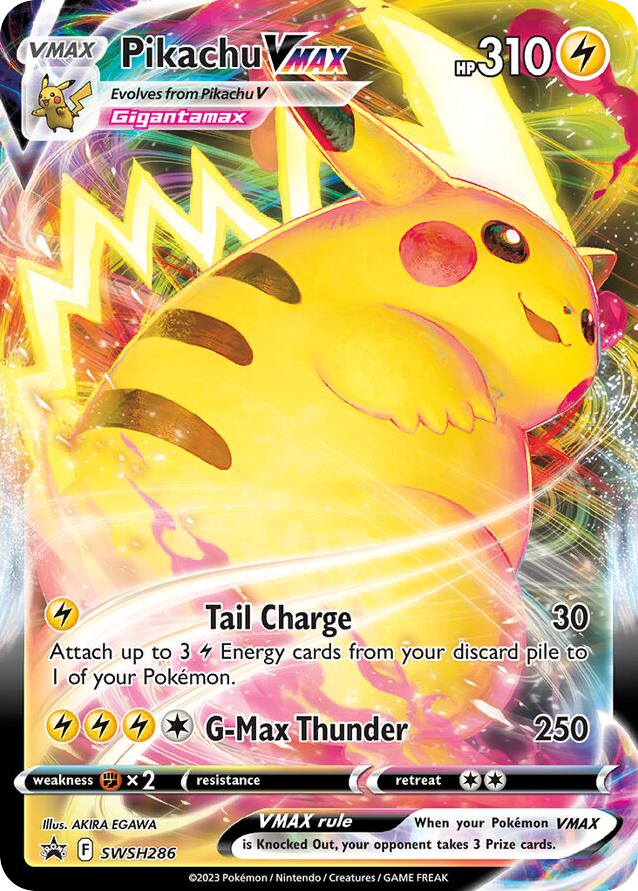 Pikachu VMAX SWSH286 SWSH Black Star Promos