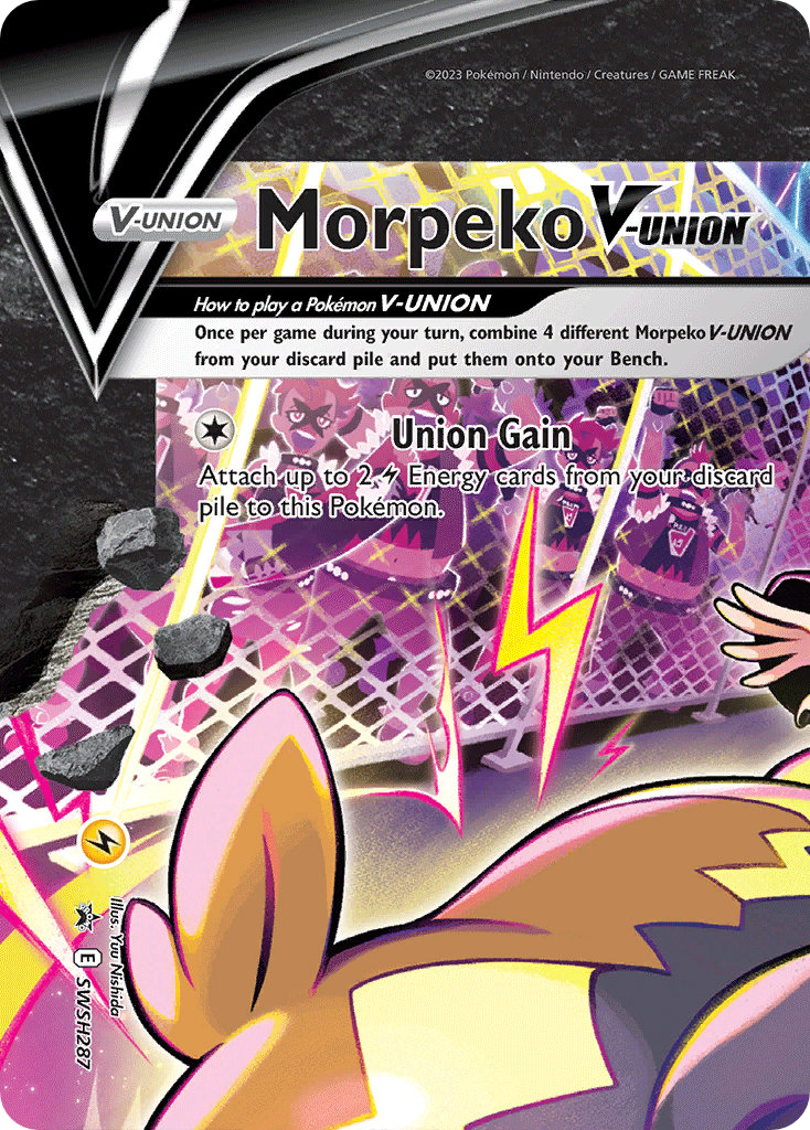 Morpeko V-UNION SWSH287 SWSH Black Star Promos