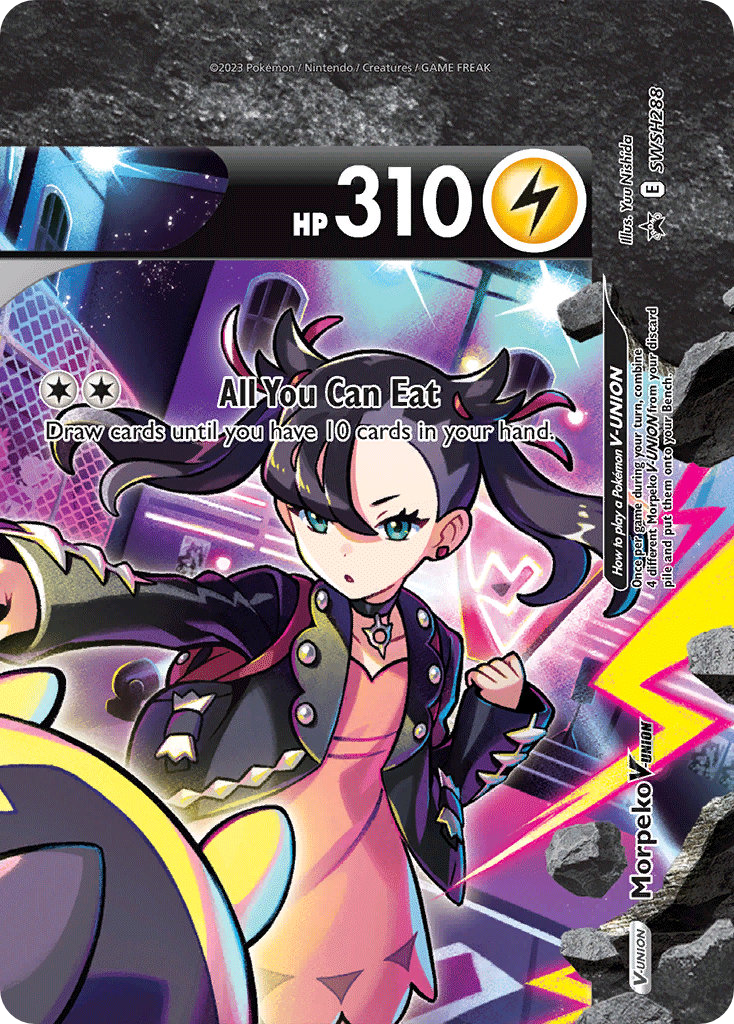 Morpeko V-UNION SWSH288 SWSH Black Star Promos