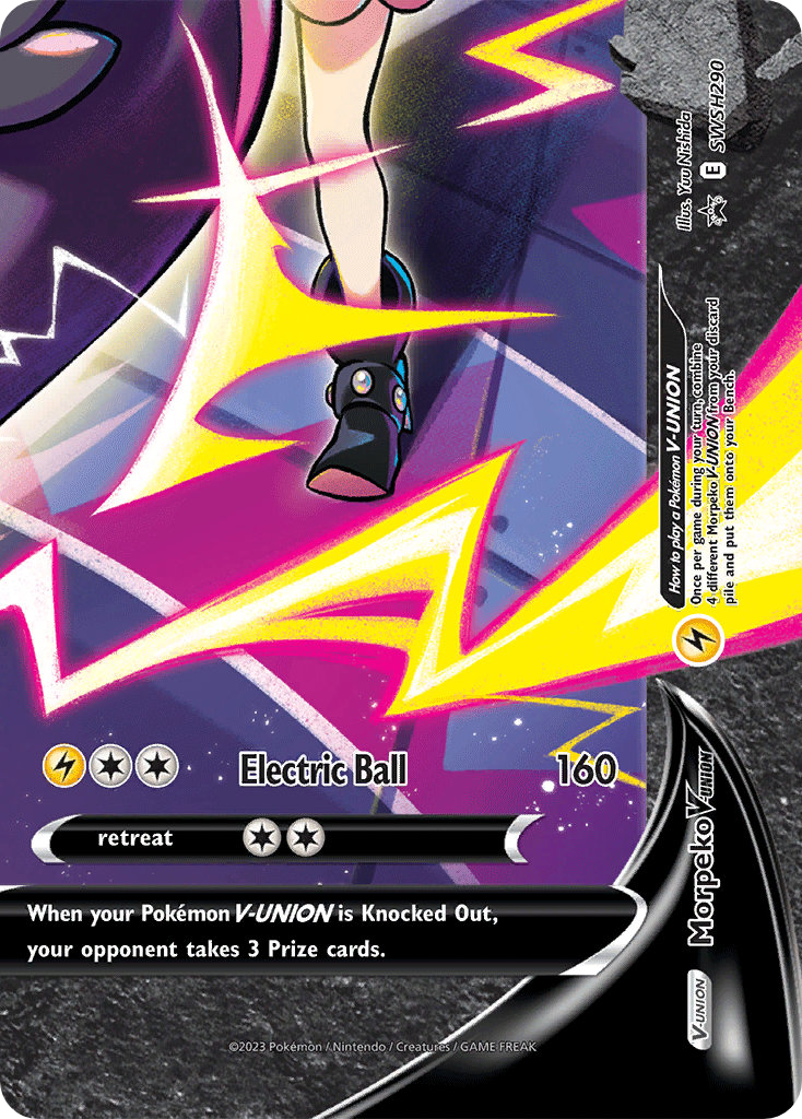 Morpeko V-UNION SWSH290 SWSH Black Star Promos