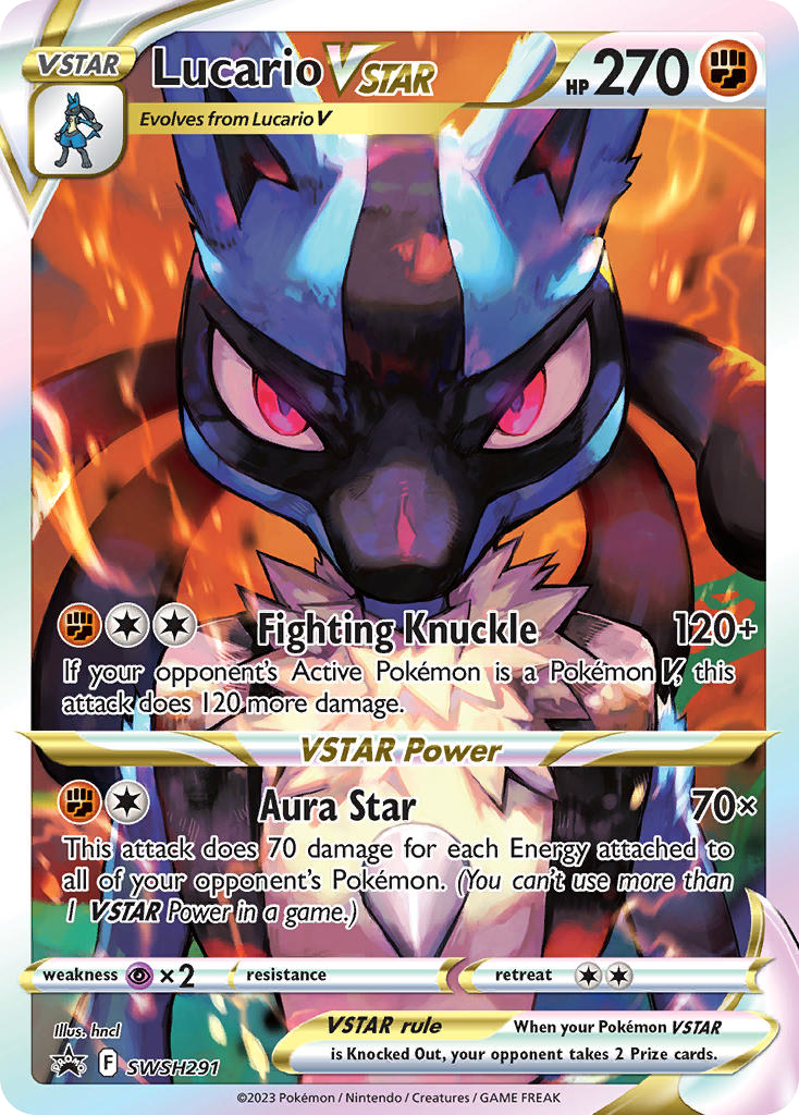Lucario VSTAR SWSH291 SWSH Black Star Promos