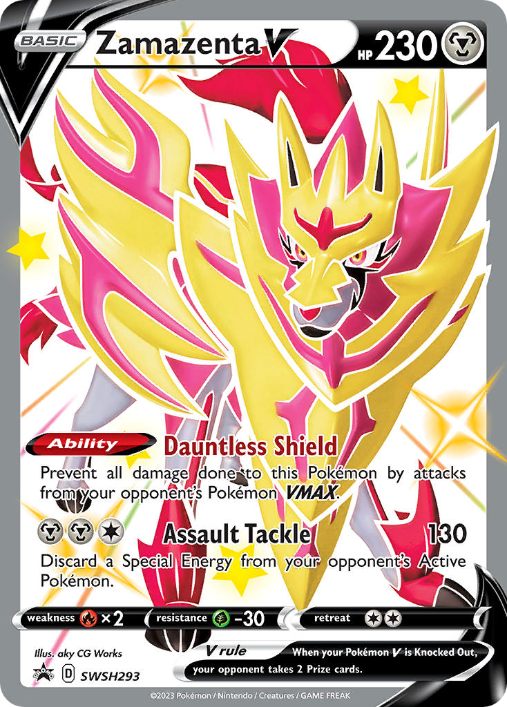 Zamazenta V SWSH293 SWSH Black Star Promos