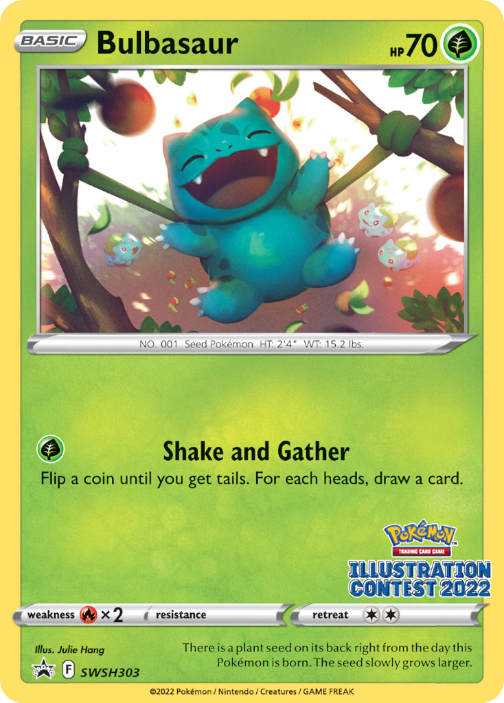 Bulbasaur SWSH303 SWSH Black Star Promos