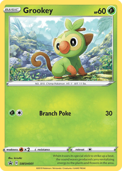 Grookey SWSH001 SWSH Black Star Promos