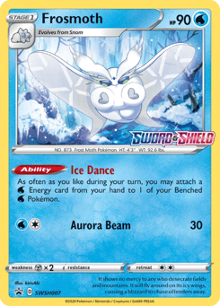 Frosmoth SWSH007 SWSH Black Star Promos