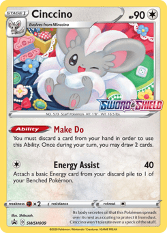 Cinccino SWSH009 SWSH Black Star Promos