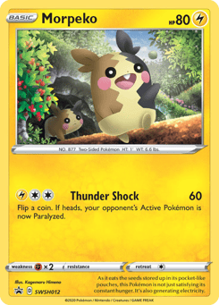 Morpeko SWSH012 SWSH Black Star Promos