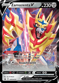 Zamazenta V SWSH019 SWSH Black Star Promos