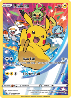 Pikachu SWSH020 SWSH Black Star Promos