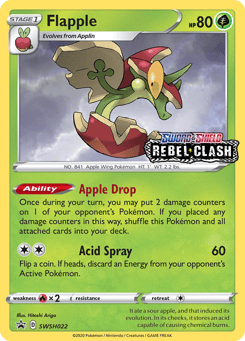 Flapple SWSH022 SWSH Black Star Promos