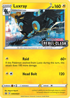 Luxray SWSH023 SWSH Black Star Promos
