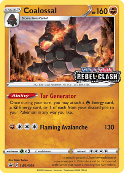 Coalossal SWSH024 SWSH Black Star Promos