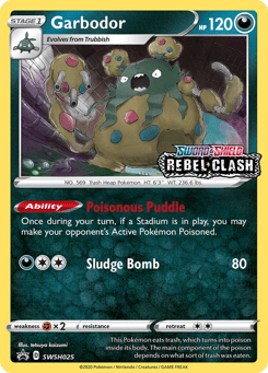 Garbodor SWSH025 SWSH Black Star Promos