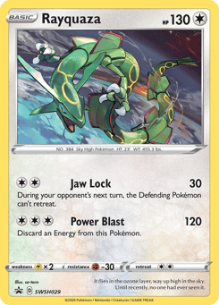 Rayquaza SWSH029 SWSH Black Star Promos