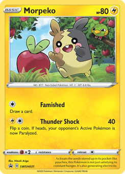 Morpeko SWSH031 SWSH Black Star Promos