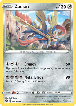 Zacian SWSH033 SWSH Black Star Promos