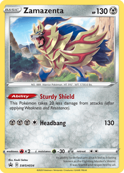 Zamazenta SWSH034 SWSH Black Star Promos