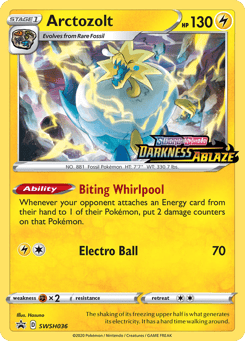 Arctozolt SWSH036 SWSH Black Star Promos