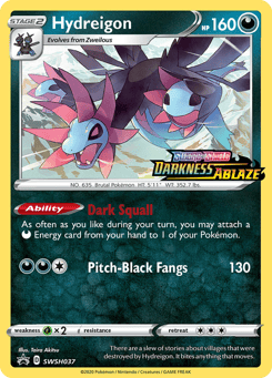 Hydreigon SWSH037 SWSH Black Star Promos