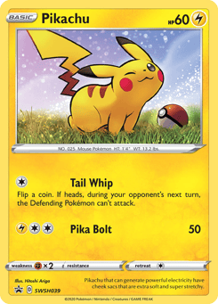 Pikachu SWSH039 SWSH Black Star Promos
