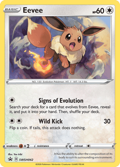 Eevee SWSH042 SWSH Black Star Promos