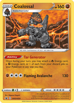 Coalossal SWSH054 SWSH Black Star Promos