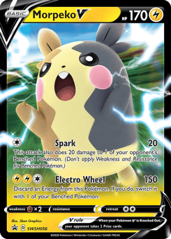 Morpeko V SWSH056 SWSH Black Star Promos