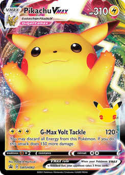 Pikachu VMAX SWSH062 SWSH Black Star Promos