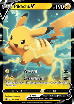 Pikachu V SWSH063 SWSH Black Star Promos