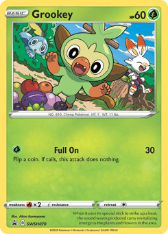 Grookey SWSH070 SWSH Black Star Promos
