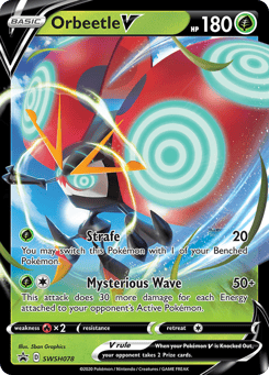 Orbeetle V SWSH078 SWSH Black Star Promos