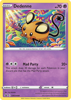 Dedenne SWSH080 SWSH Black Star Promos