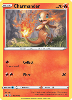 Charmander SWSH092 SWSH Black Star Promos