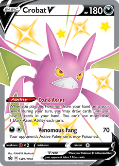 Crobat V SWSH098 SWSH Black Star Promos