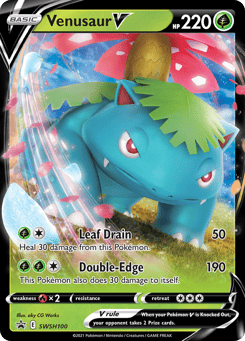 Venusaur V SWSH100 SWSH Black Star Promos