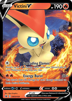 Victini V SWSH104 SWSH Black Star Promos