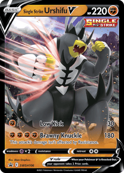 Single Strike Urshifu V SWSH106 SWSH Black Star Promos