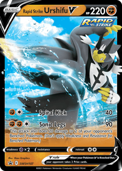 Rapid Strike Urshifu V SWSH107 SWSH Black Star Promos