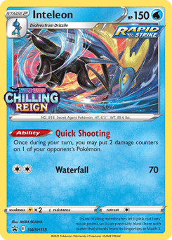Inteleon SWSH113 SWSH Black Star Promos
